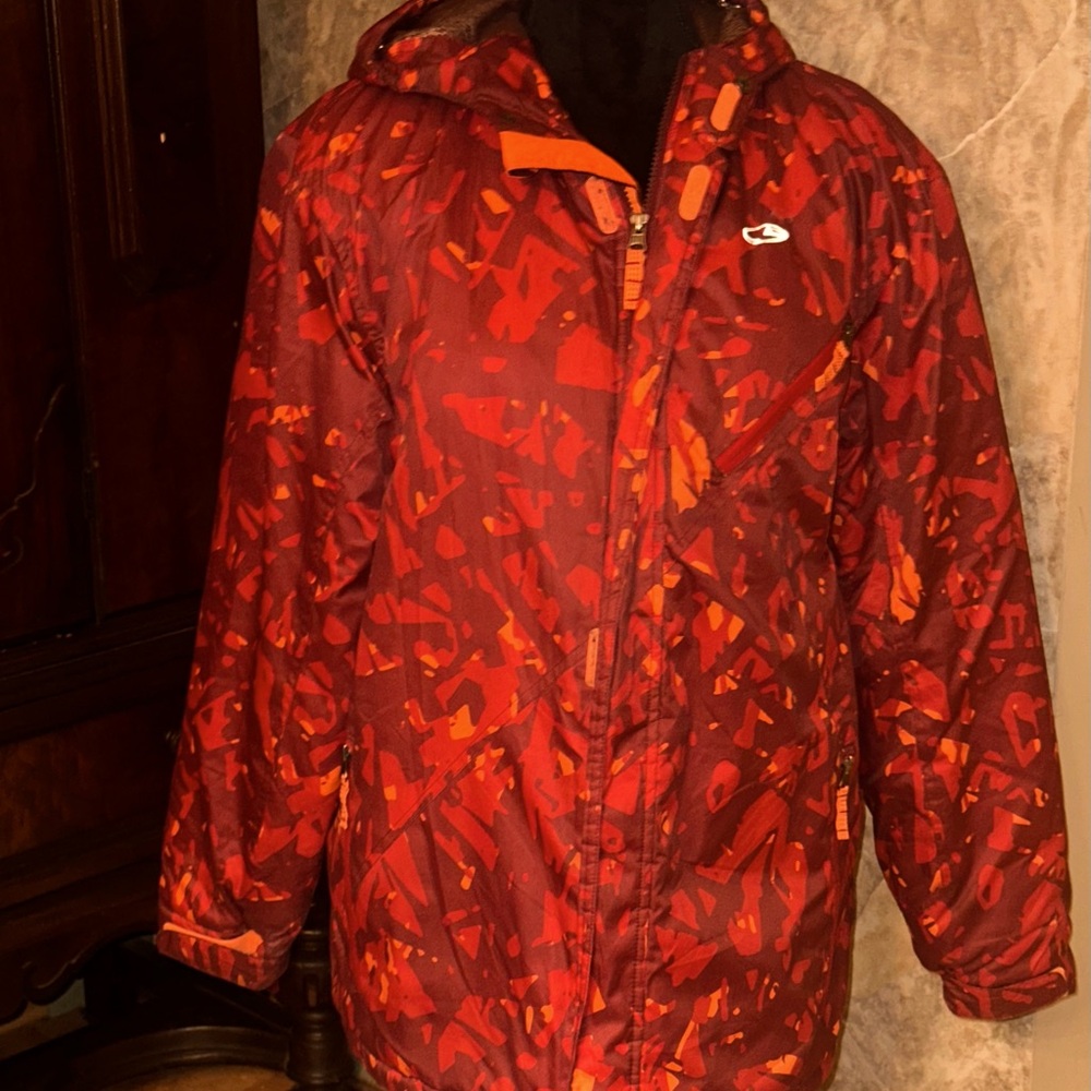 C9 by Champion Hooded Winter Coat Size XL (16-18) Bright Colors VGUC